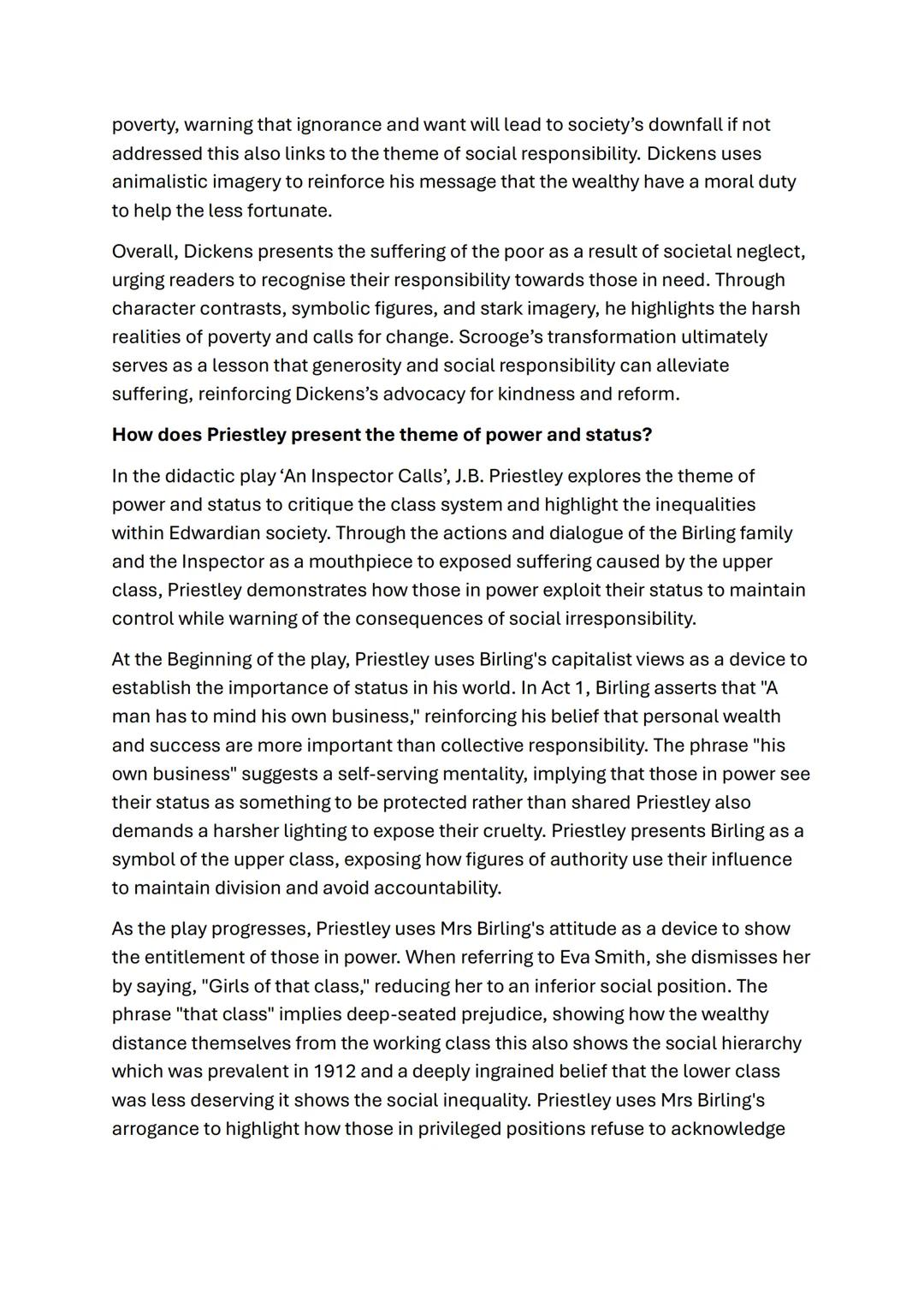 English literature pack for Macbeth,
Christmas Carol, Inspector calls and
power and conflict.

How does Shakespeare present Lady Macbeth as 