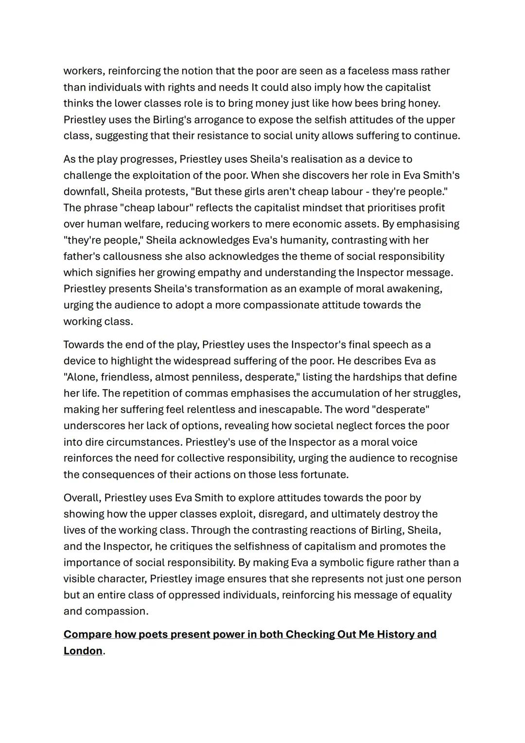 English literature pack for Macbeth,
Christmas Carol, Inspector calls and
power and conflict.

How does Shakespeare present Lady Macbeth as 