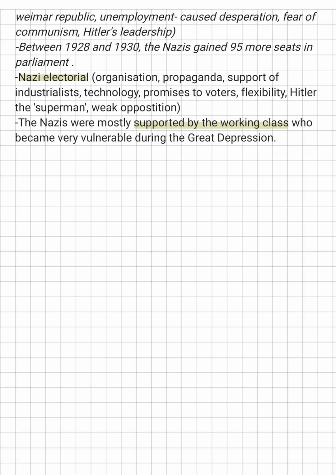 HISTORY TEST
Topics:
M
Golden Years of Stresemann (pages 26-29)
SA (page 34)
Hitler's Henchmen (pages 36-37)
Munich Putsch (pages 38-42)
The
