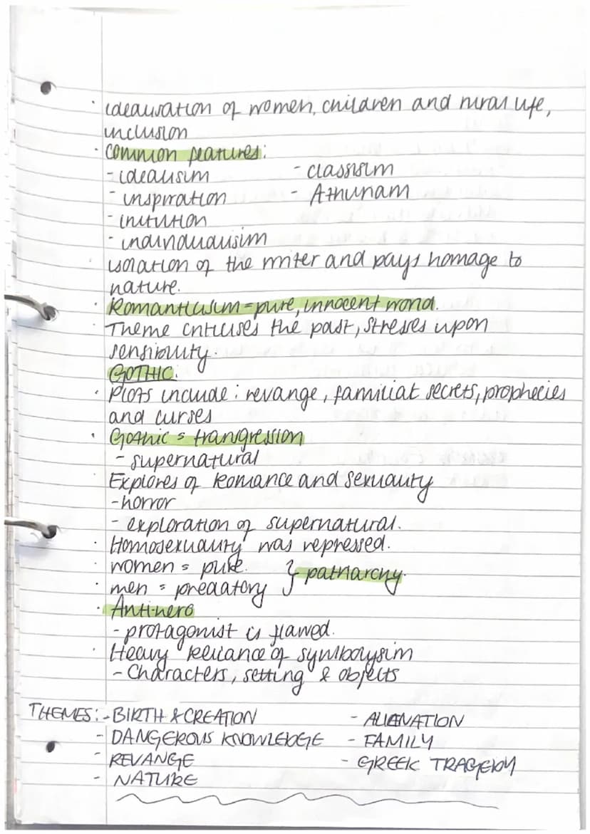 <h2 id="gothicliteraturethemesandcontext">Gothic Literature Themes and Context</h2>
<h3 id="thesignificanceofaname">The Significance of a Na