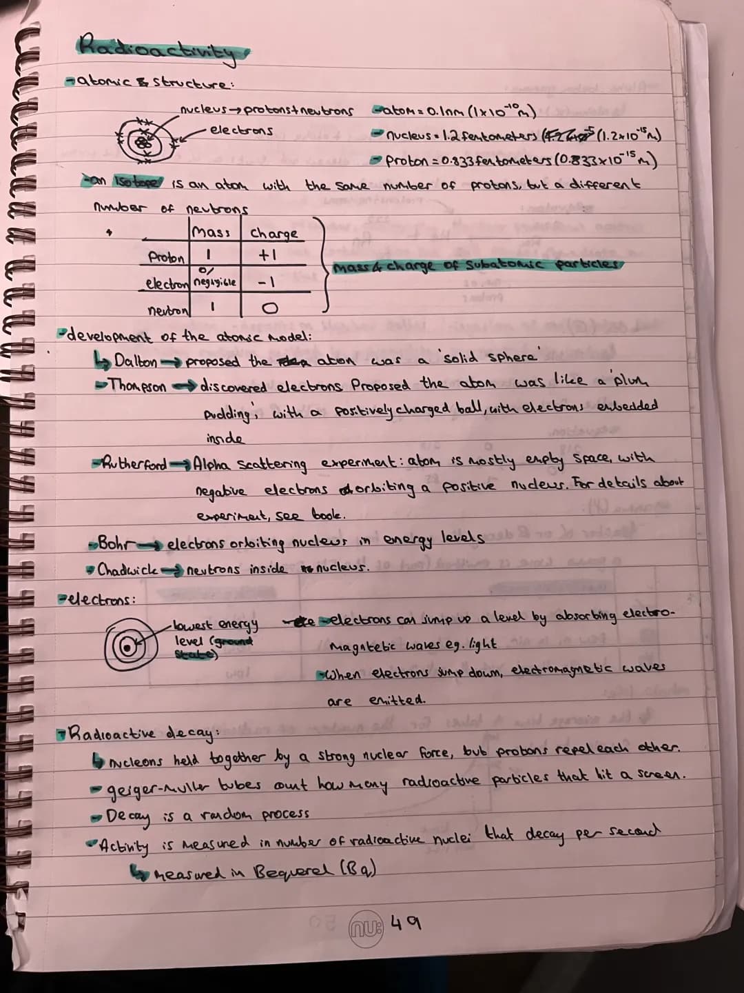 Gcse physics: radioactivity