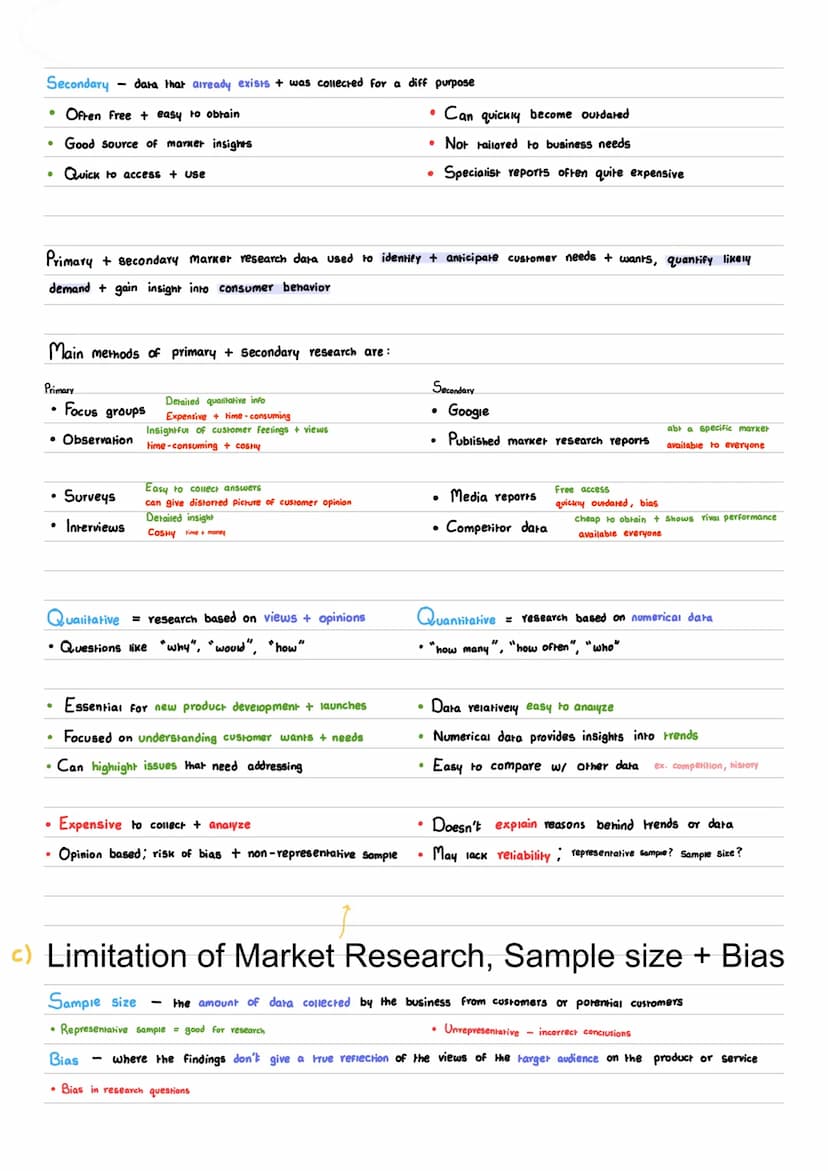Marketing research involves the gathering + analysis of research to help support the implementation of
marketing strategy. The right kind of