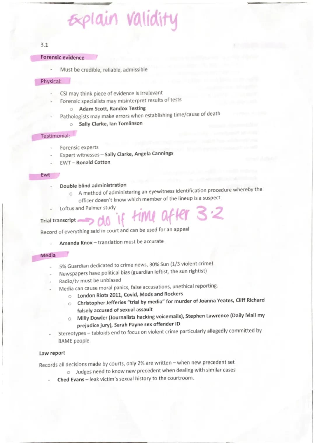 1.1
1.2
Police
infiltrate
gangs.
CSI
7
forensic
O
O
O
O
Amanda Knox-no protective equipment/ used plastic bags not paper for evidence
Barry 