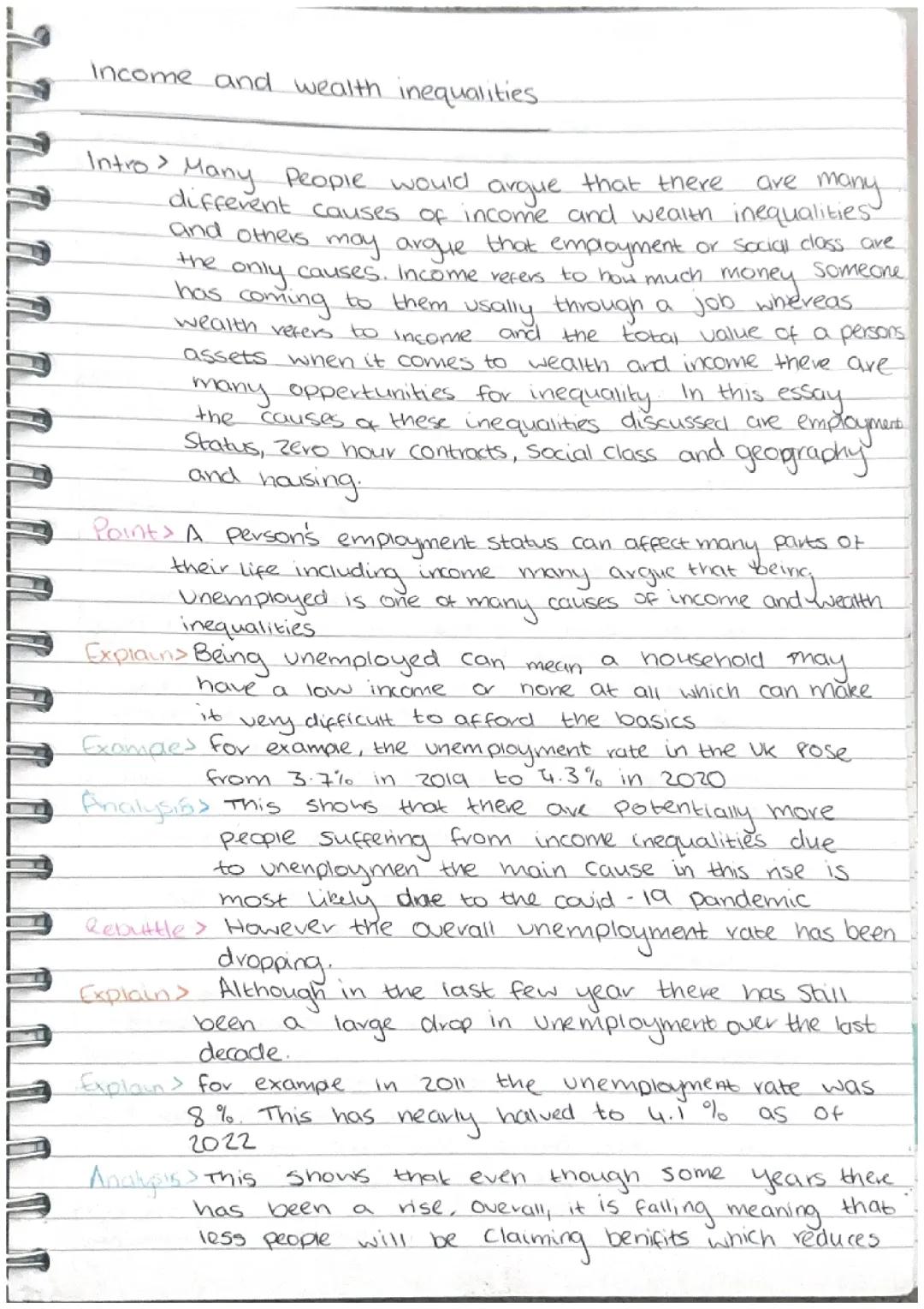 Income and Wealth Inequalities 