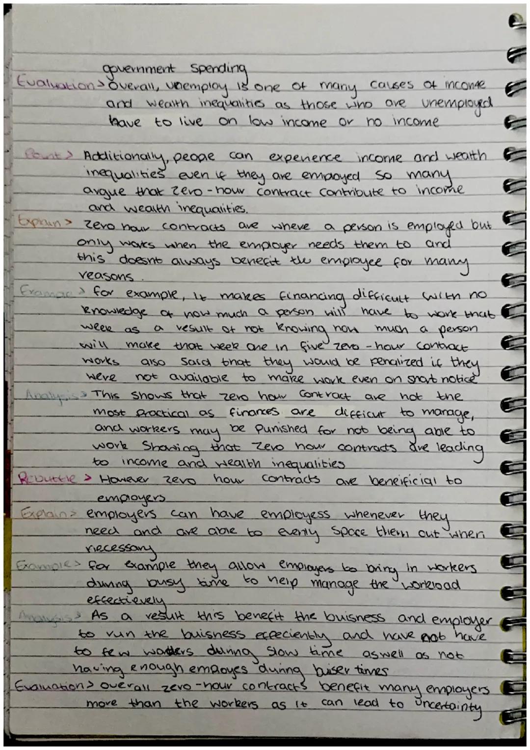 Income and wealth inequalities.
Intro? Many People would
that there
are many
or social class are
argue
different causes of income and wealth