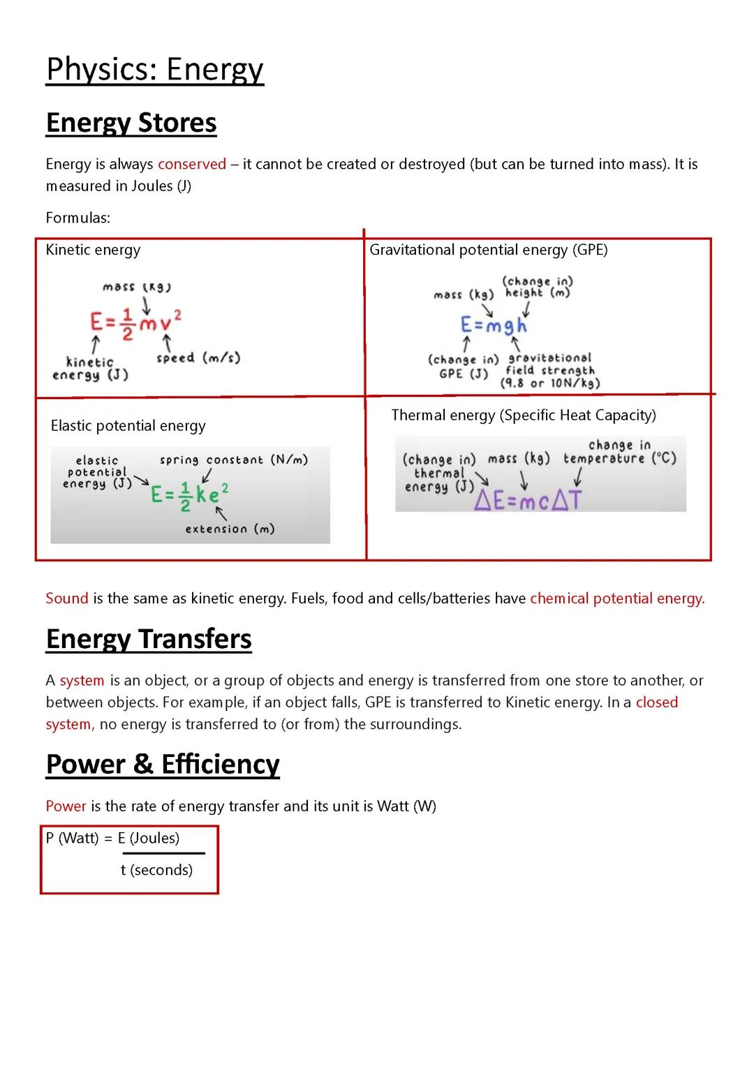 Energy: Physics