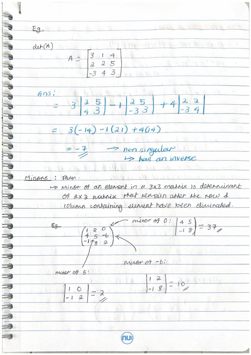 。
Matrix fundamentals.
.
Matrix =
●
array of numbers.
Motation for marrices → (capital letter) / letter with live under
M/m
YO
8. Dimension 