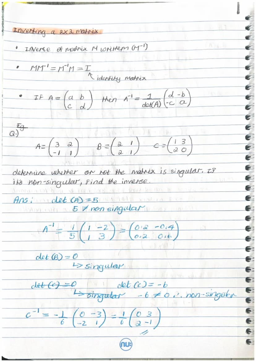 。
Matrix fundamentals.
.
Matrix =
●
array of numbers.
Motation for marrices → (capital letter) / letter with live under
M/m
YO
8. Dimension 