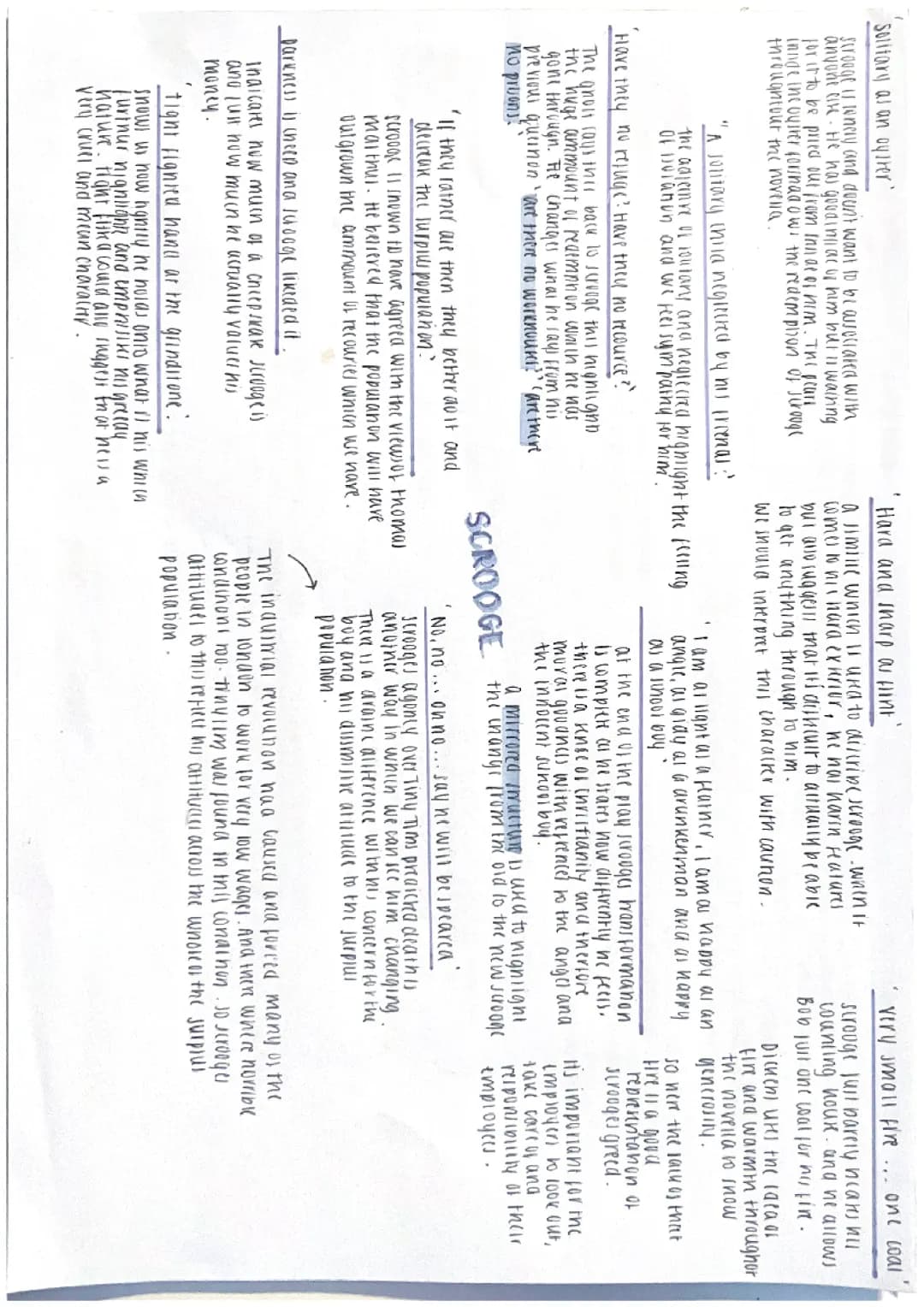 a christmas carol mindmaps 