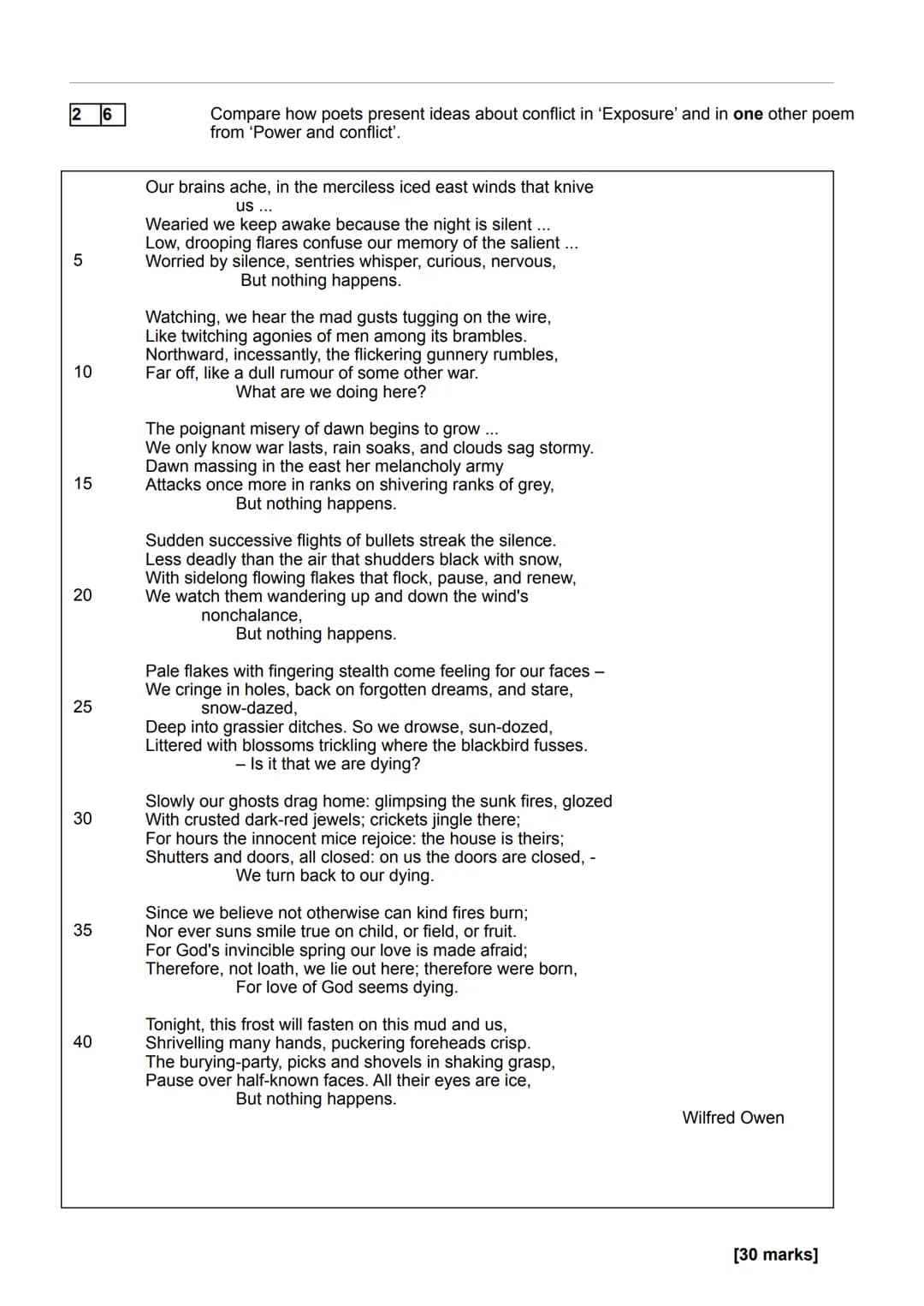 Power and conflict
The poems you have studied are:
Percy Bysshe Shelley
William Blake
William Wordsworth
Robert Browning
Alfred Lord Tennyso