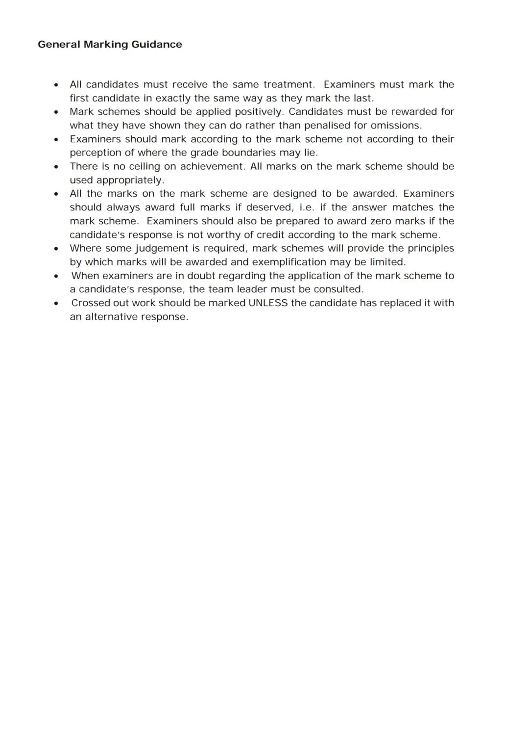 P Pearson
Edexcel
Mark Scheme (Results)
Summer 2018
Pearson Edexcel GCSE
Combined Science - Paper 3
Chemistry 1 (1SC0_1CF)
edexcel
000
●
▬▬ 