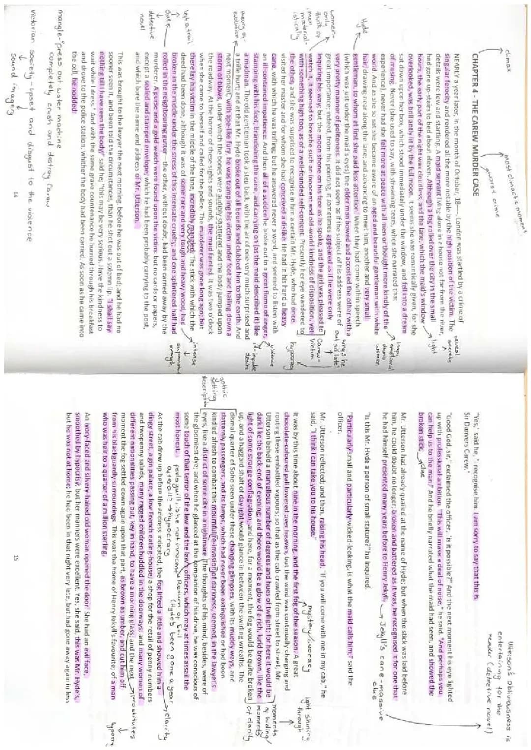 Jekyll and Hyde Chapter 4 Annotations and Quizlet Answers