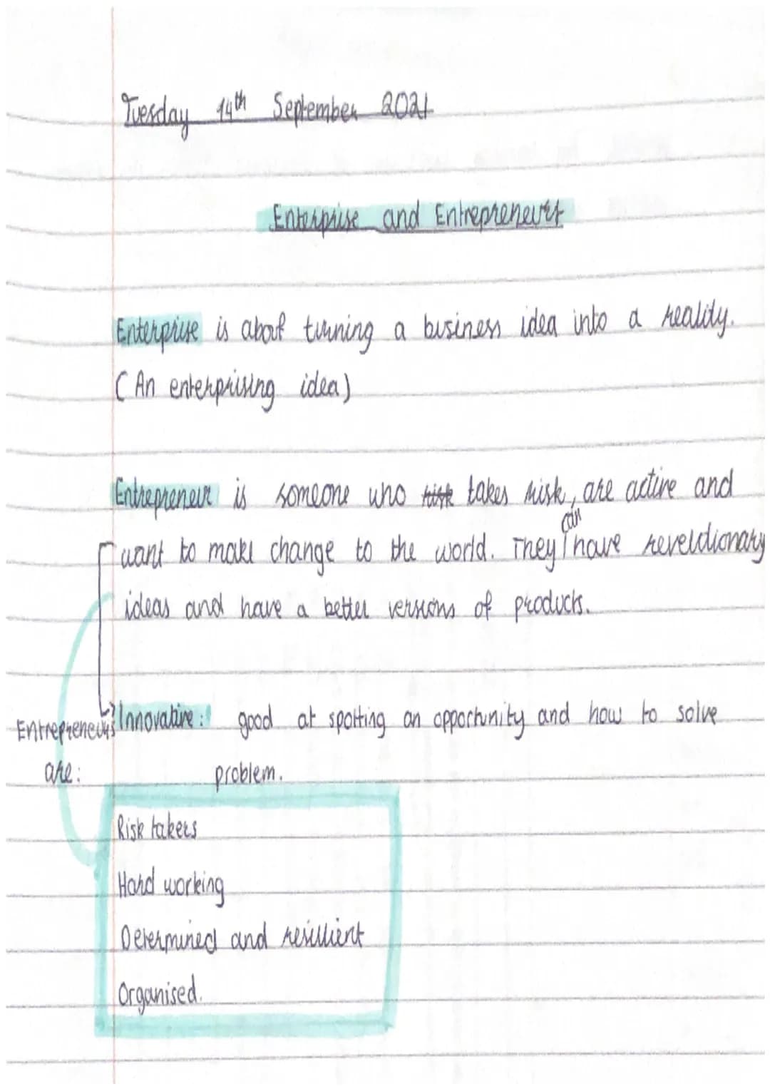 Wednesday 8th September 20121
The purpose and nature of bussiness- why does a business exist?
Goods - The products business' sell, produce a