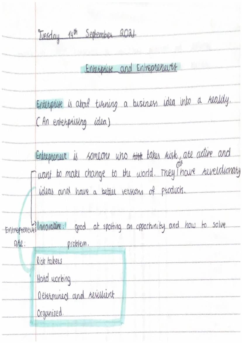 Wednesday 8th September 20121
The purpose and nature of bussiness- why does a business exist?
Goods - The products business' sell, produce a