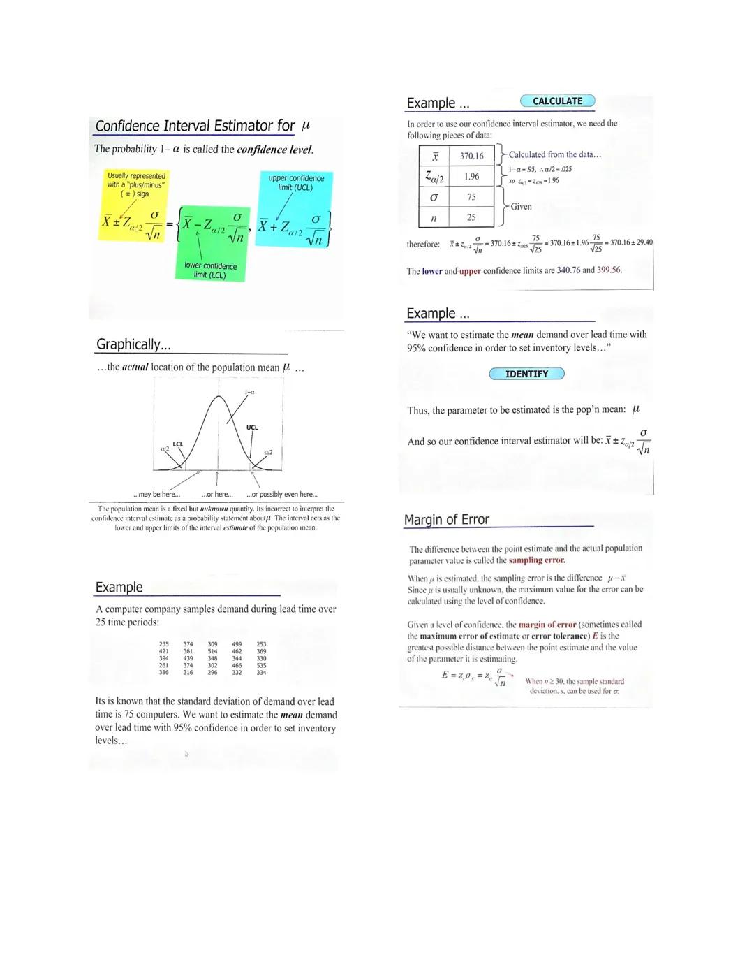 MODULE 6-7 REVIEWER

Statistical Inference

It is produced whereby, on the basis of observed
data in a particular sample, we generalize and
