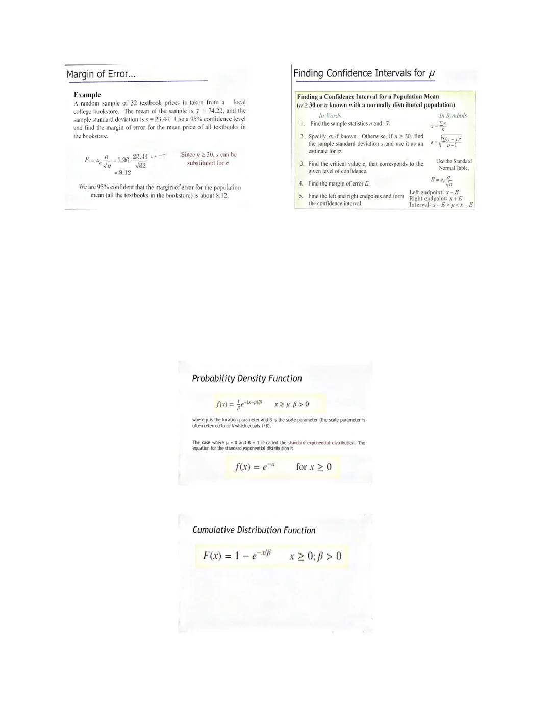 MODULE 6-7 REVIEWER

Statistical Inference

It is produced whereby, on the basis of observed
data in a particular sample, we generalize and

