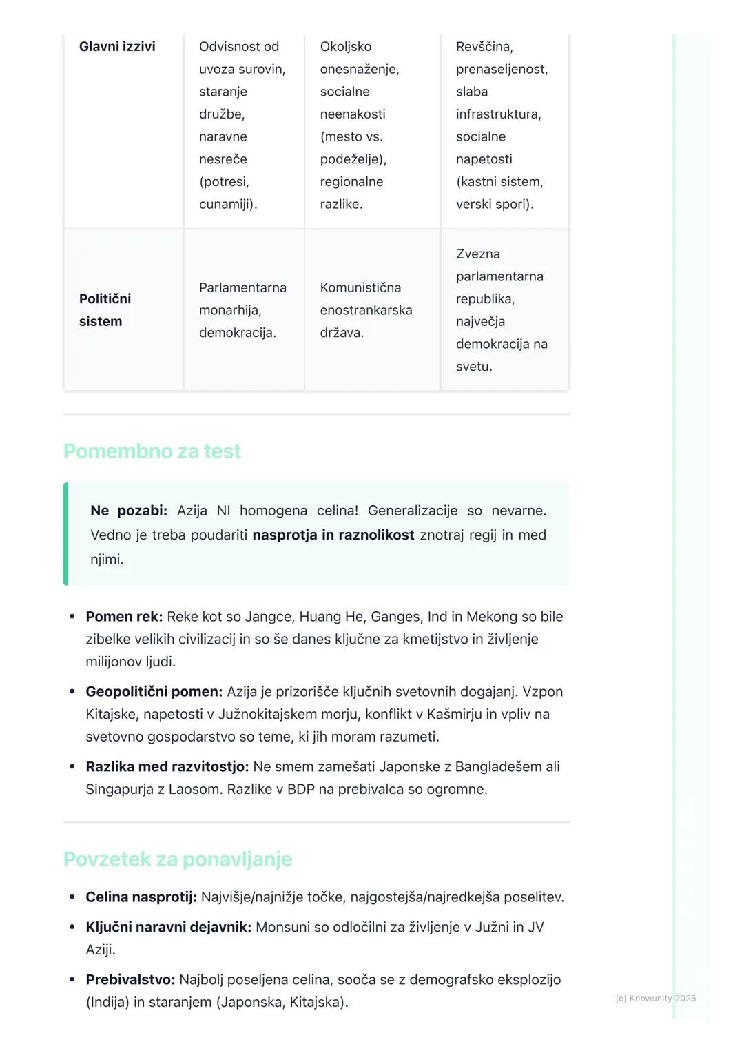# Azija

Azija - splošne značilnosti

Azija je največja in najbolj naseljena celina. Je celina velikih nasprotij - tako v
naravnem kot v dru