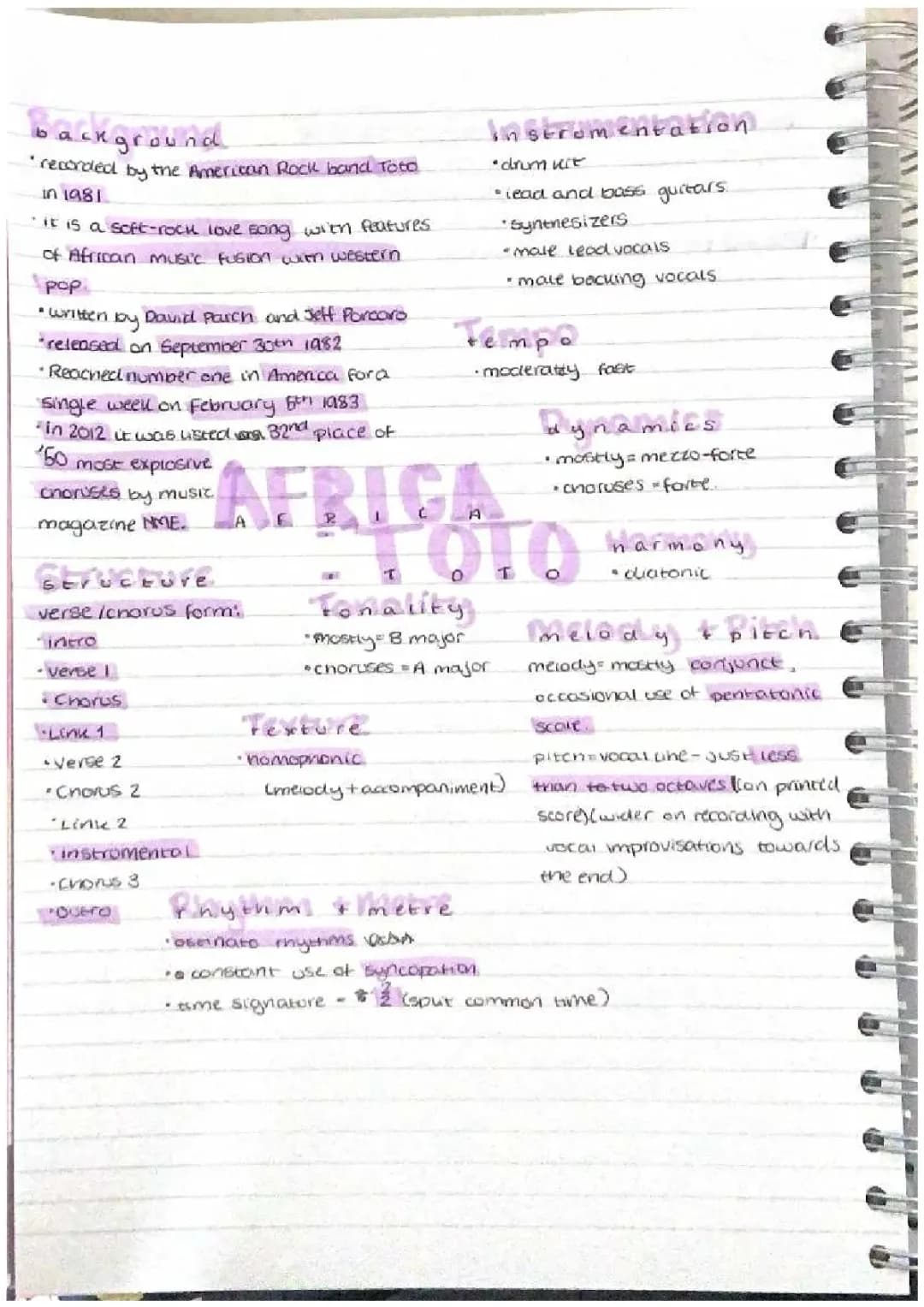 Africa - Toto 