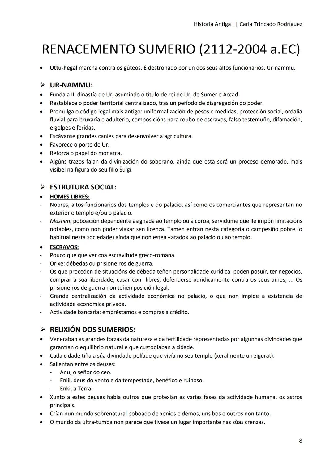 # Historia Antiga I

GRADO DE HISTORIA

Carla Trincado Rodríguez

1º CURSO | 1º CUATRIMESTRE Historia Antiga | | Carla Trincado Rodríguez

#