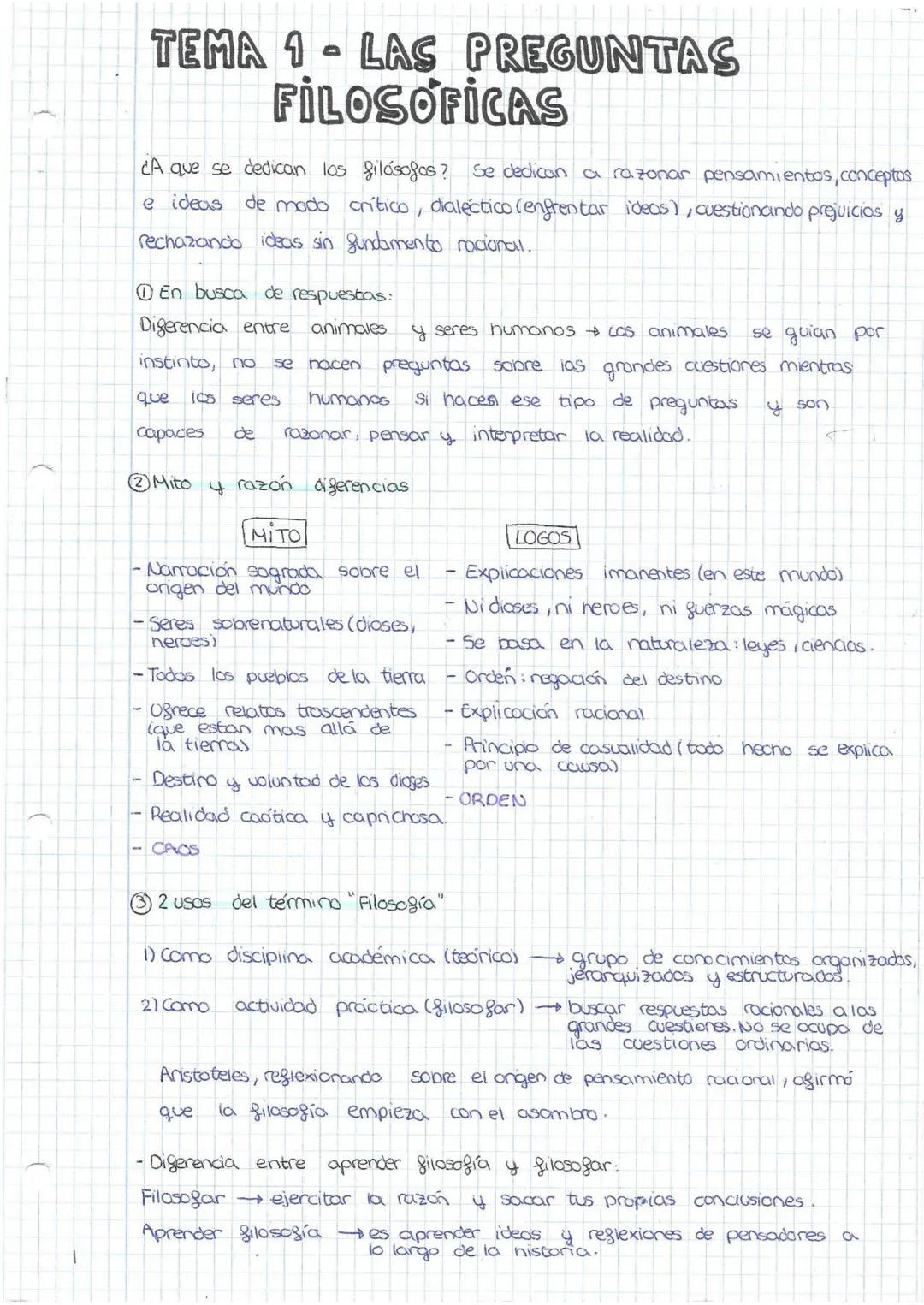 # TEMA 1 - LAS PREGUNTAS
FILOSOFICAS

¿A que se dedican los filósofos? se dedican a razonar pensamientos, conceptos
e ideas de modo crítico,