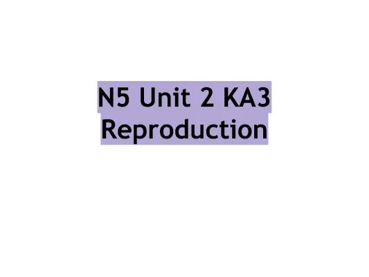 Know reproduction  thumbnail