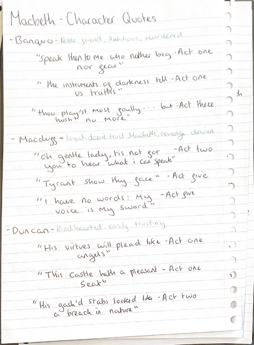 - Macbeth - William Shakespeare.

Context:

- Jacobean era-
    ↳very Superstitious
    ↳ believed in divine right of kings
    ↳clear gende
