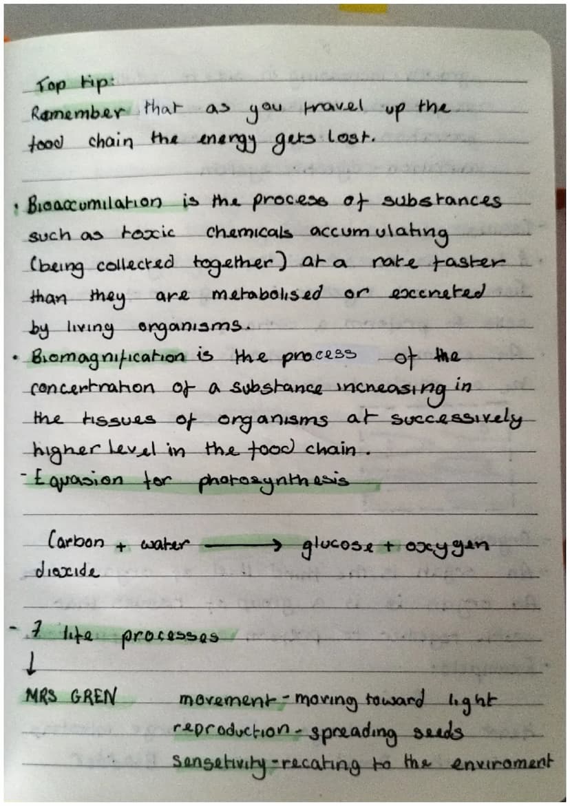 Biology revision notes
for EOYS and
-food web and food chains
• A food chain is to bee
with only cirtian food avalability.
• However a food 