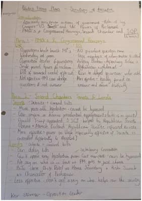 Know Scrutiny of the Executive - Essay Plan  thumbnail