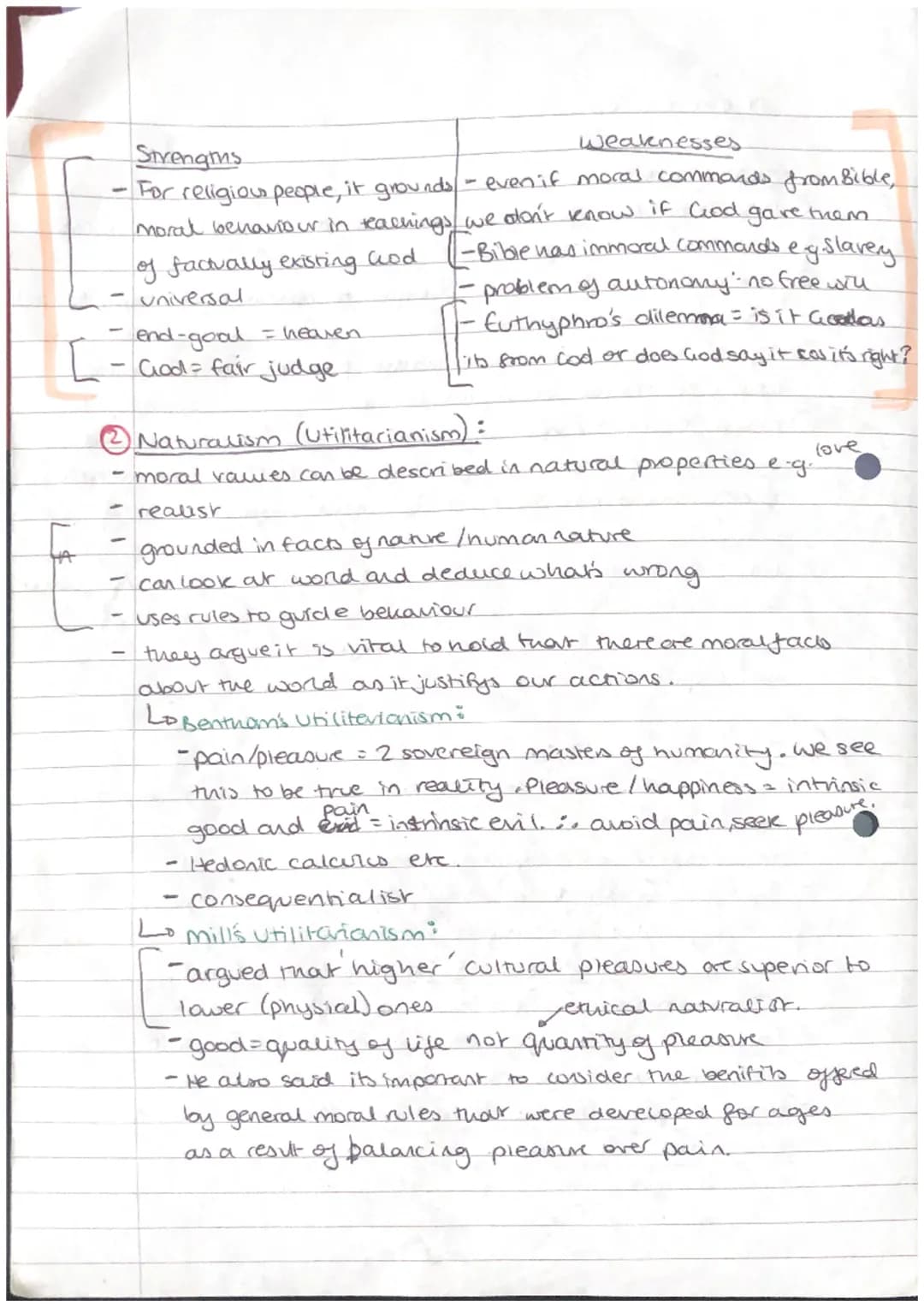 -C
C
Meta Ethics
Types of ethis:
Descriptive ethics - describes and compares the ethical norms.
in different society's / time / culture.
Nor