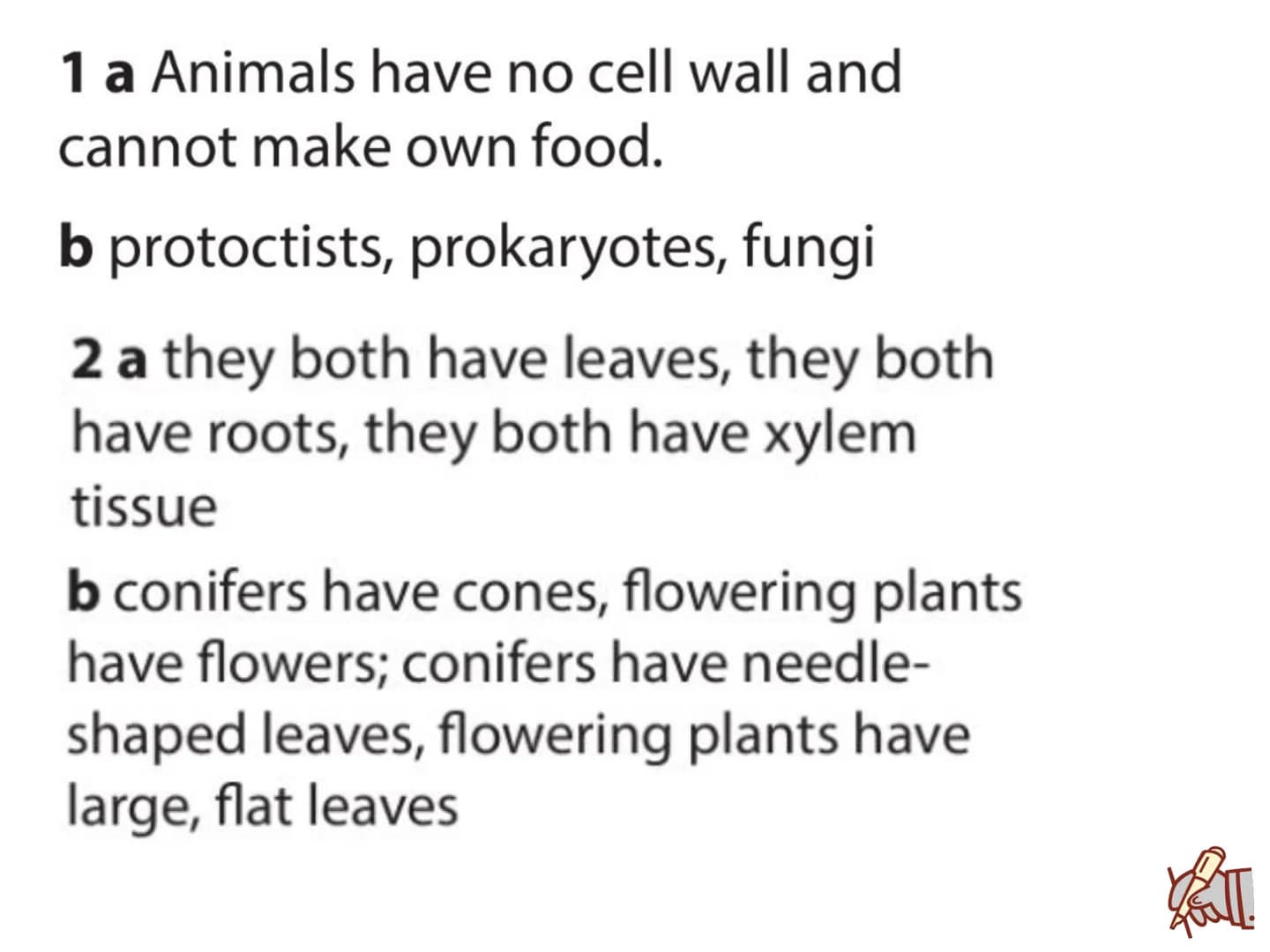 c/w 8Ba Classification and biodiversity
LOS: To be able to:
interpret scientific organism names;
- describe how organisms are classified;
ex