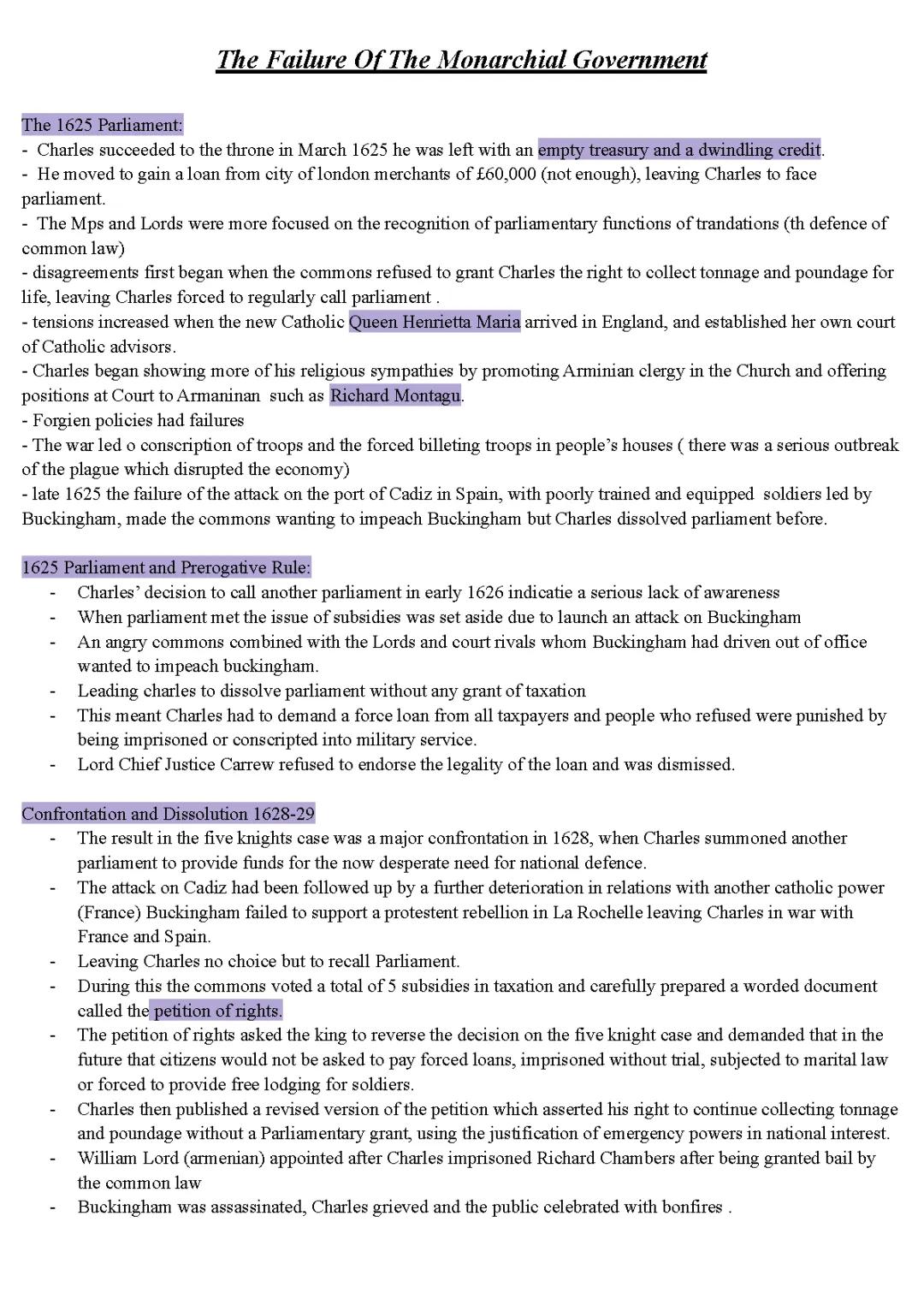 The Failure Of The Monarchy 