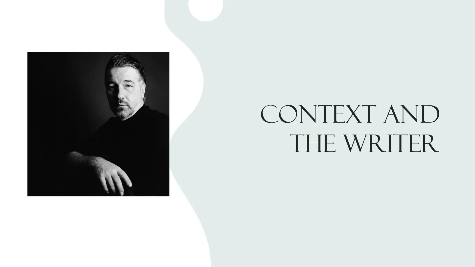 # BLOOD
BROTHERS
PORTFOLIO

BY SHAYE KELLY # CONTEXT AND
# THE WRITER --- OCR Start ---
CONTEXT
Blood brothers is about two twin boys who we