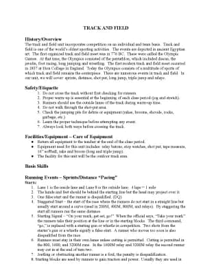 Know Track & Field Study Guide thumbnail