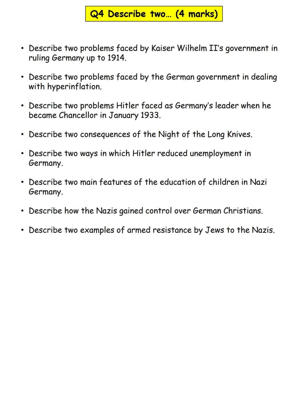 
<h2 id="germanhistoryexamquestionsgcse">German History Exam Questions GCSE</h2>
<h3 id="germanhistoryexamquestionsandanswerspdf">German His
