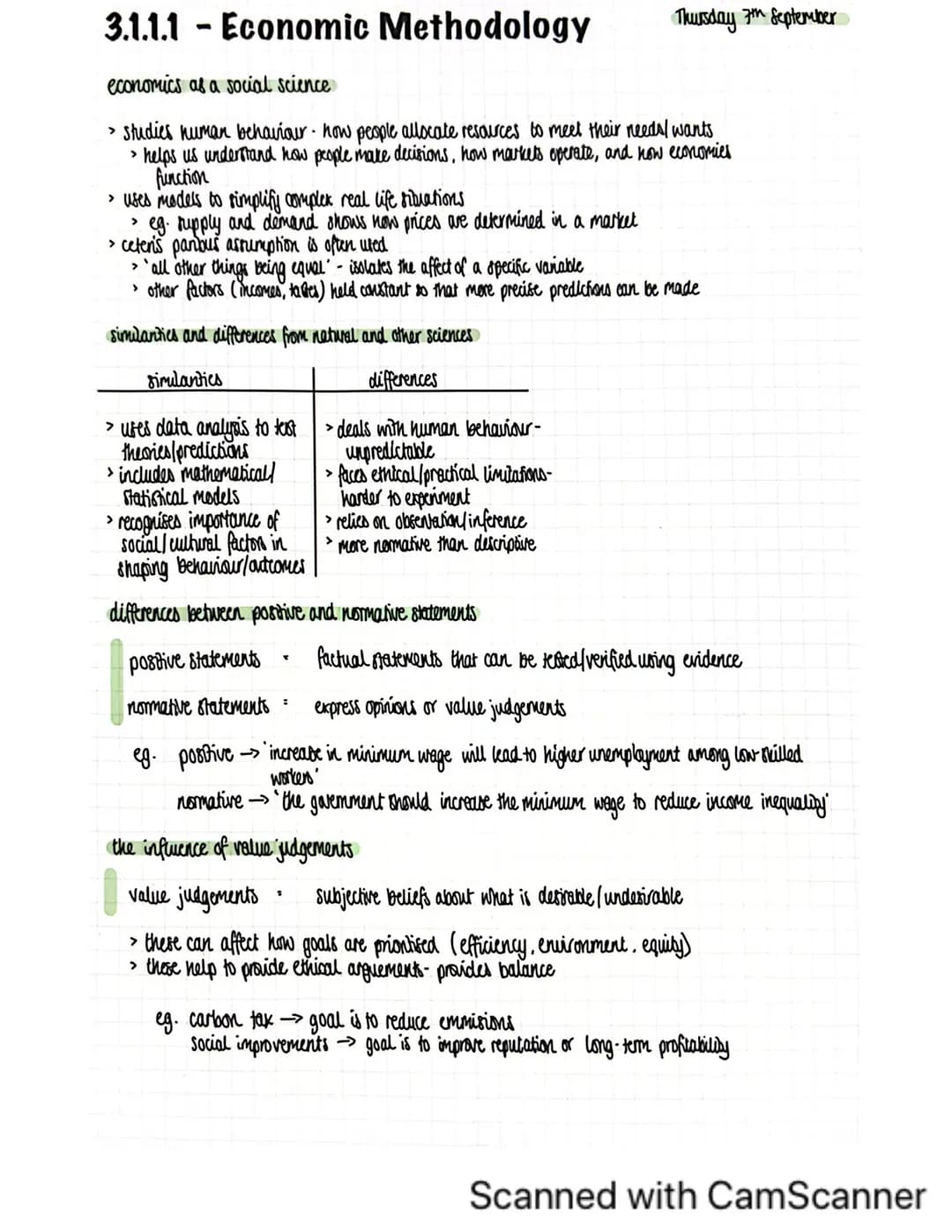 notes of 3.1.1.1 to 3.1.1.5