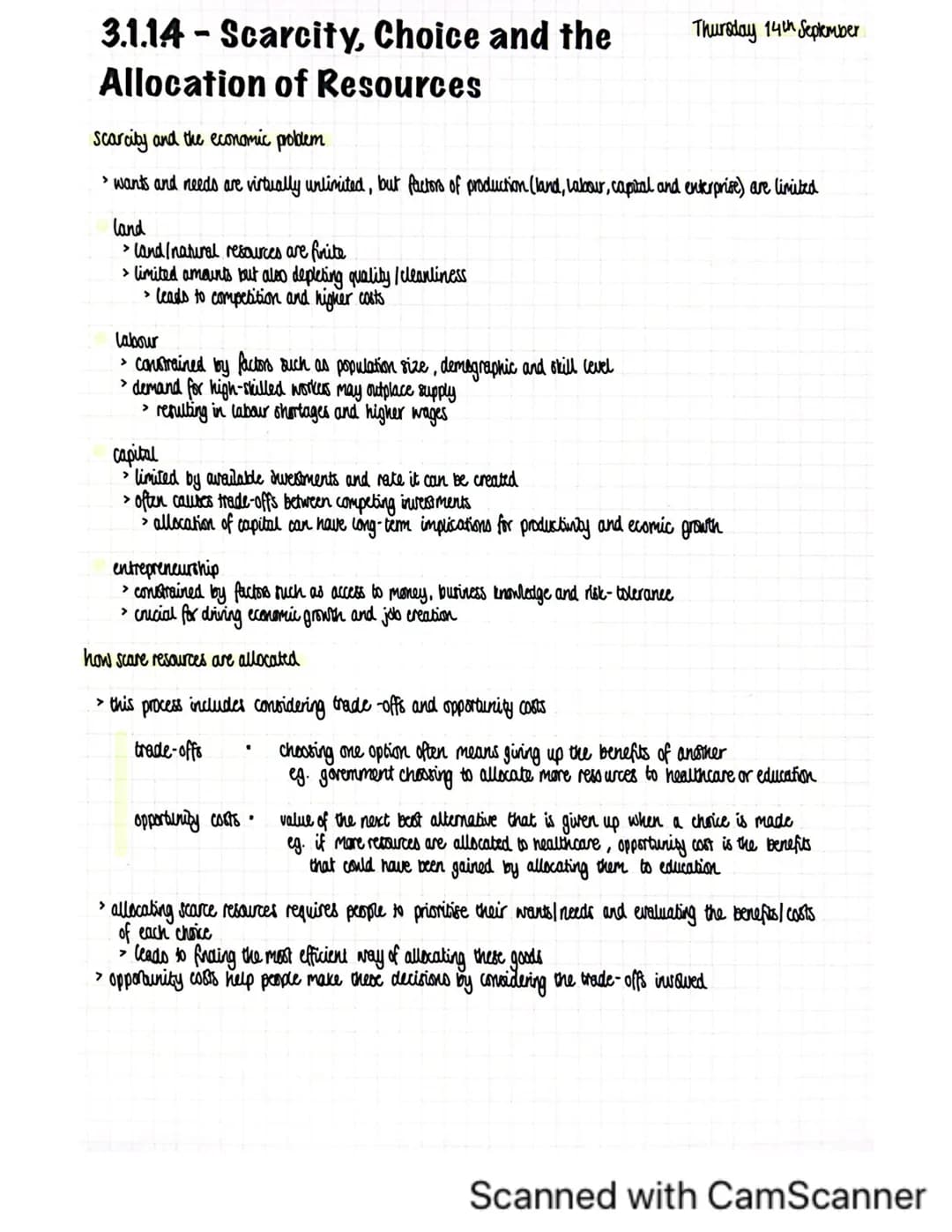 3.1.1.1 - Economic Methodology
economics as a social science
studies human behaviour how people allocate resources to meet their needs/ want