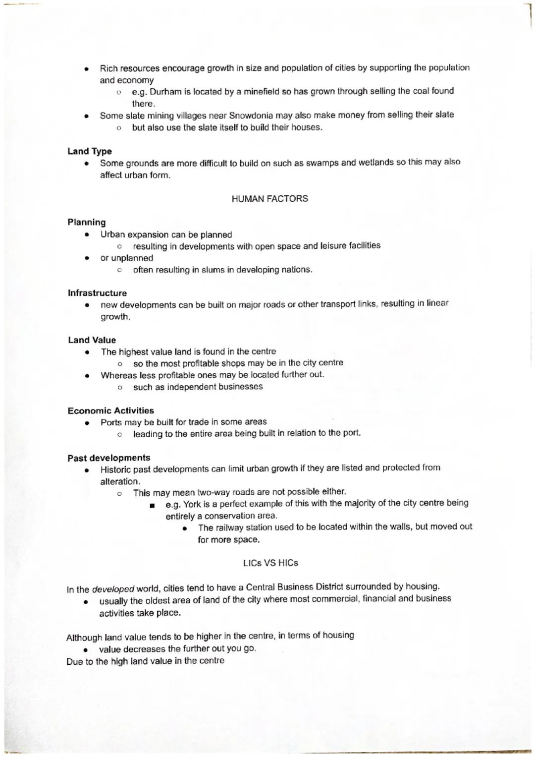 URBANISATION
●
●
The developed world has contributed little to this increase as it experienced mass urbanisation in the
18th and 19th centur