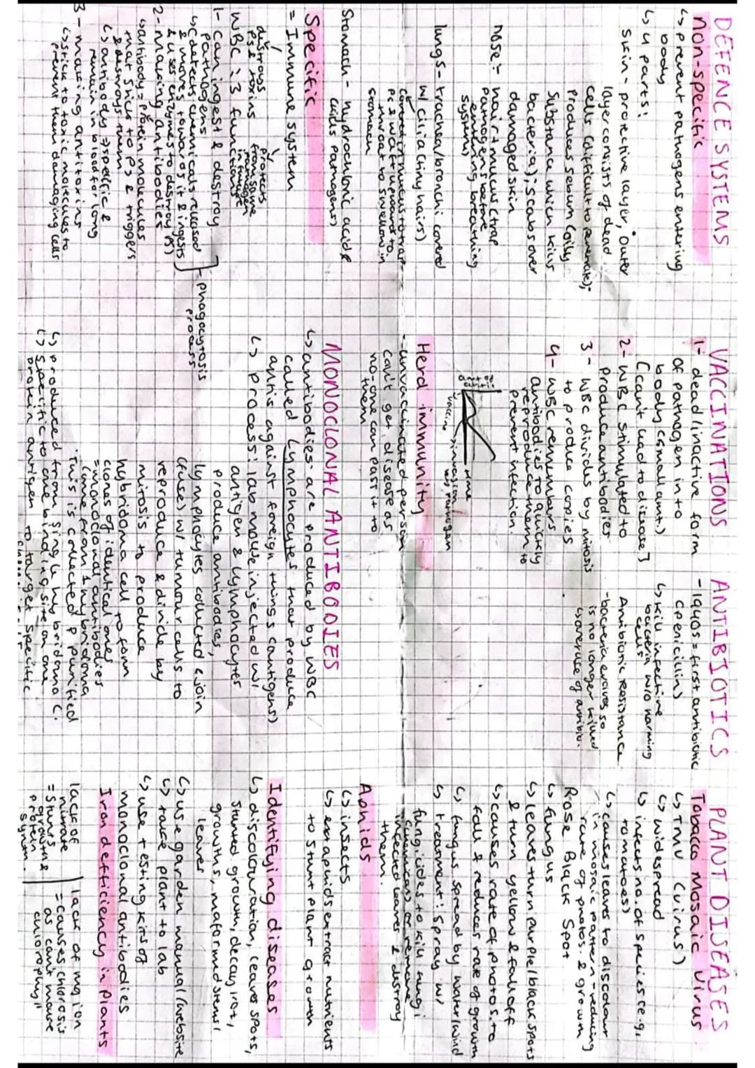 DISEASES
2+ypes: communicable or non-communicable
V
e.g.
heart disease
1
Spread
Pathogens
Spreads
e.g measies
-health=State of Physical & me