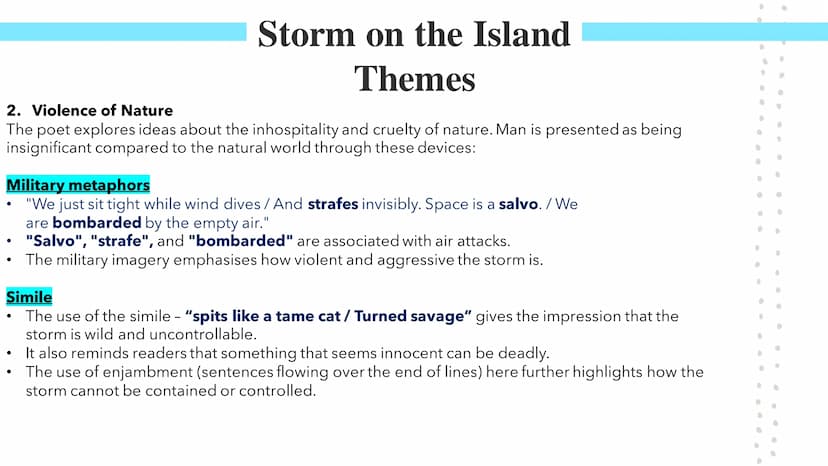 Storm of the Island
Poetry GCSEs Storm on the Island
Seamus Heaney was an Irish poet who often wrote about his country and nature. Storm on 