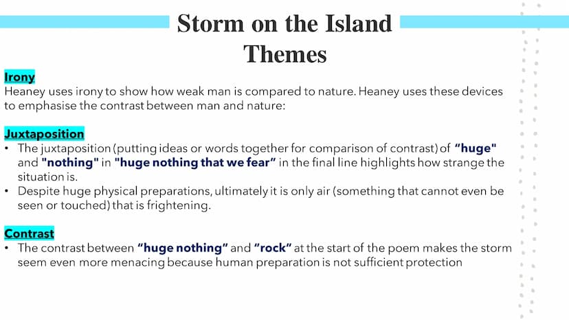 Storm of the Island
Poetry GCSEs Storm on the Island
Seamus Heaney was an Irish poet who often wrote about his country and nature. Storm on 