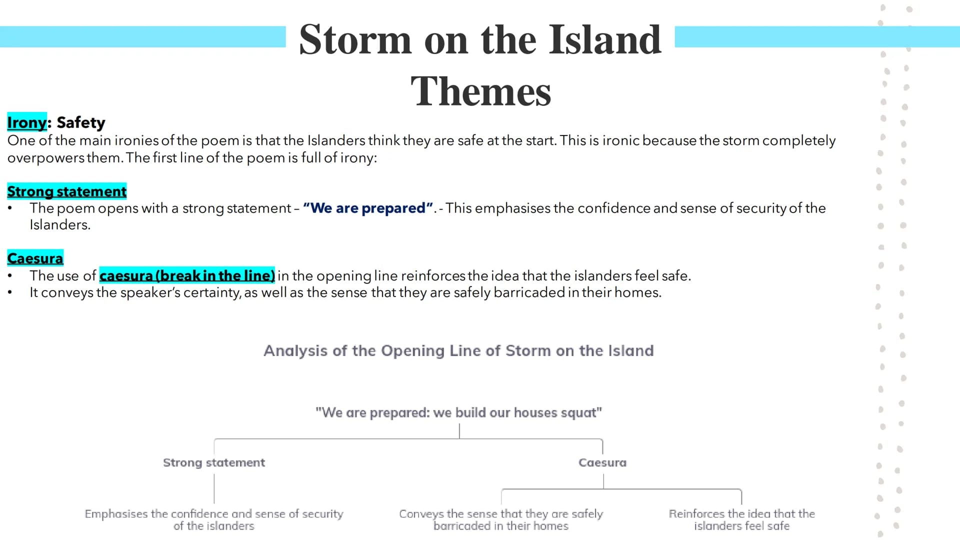 Storm of the Island
Poetry GCSEs Storm on the Island
Seamus Heaney was an Irish poet who often wrote about his country and nature. Storm on 