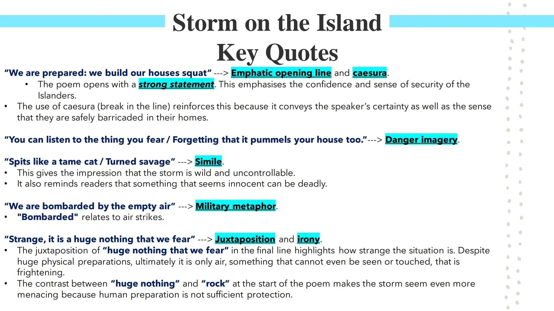Storm of the Island
Poetry GCSEs Storm on the Island
Seamus Heaney was an Irish poet who often wrote about his country and nature. Storm on 