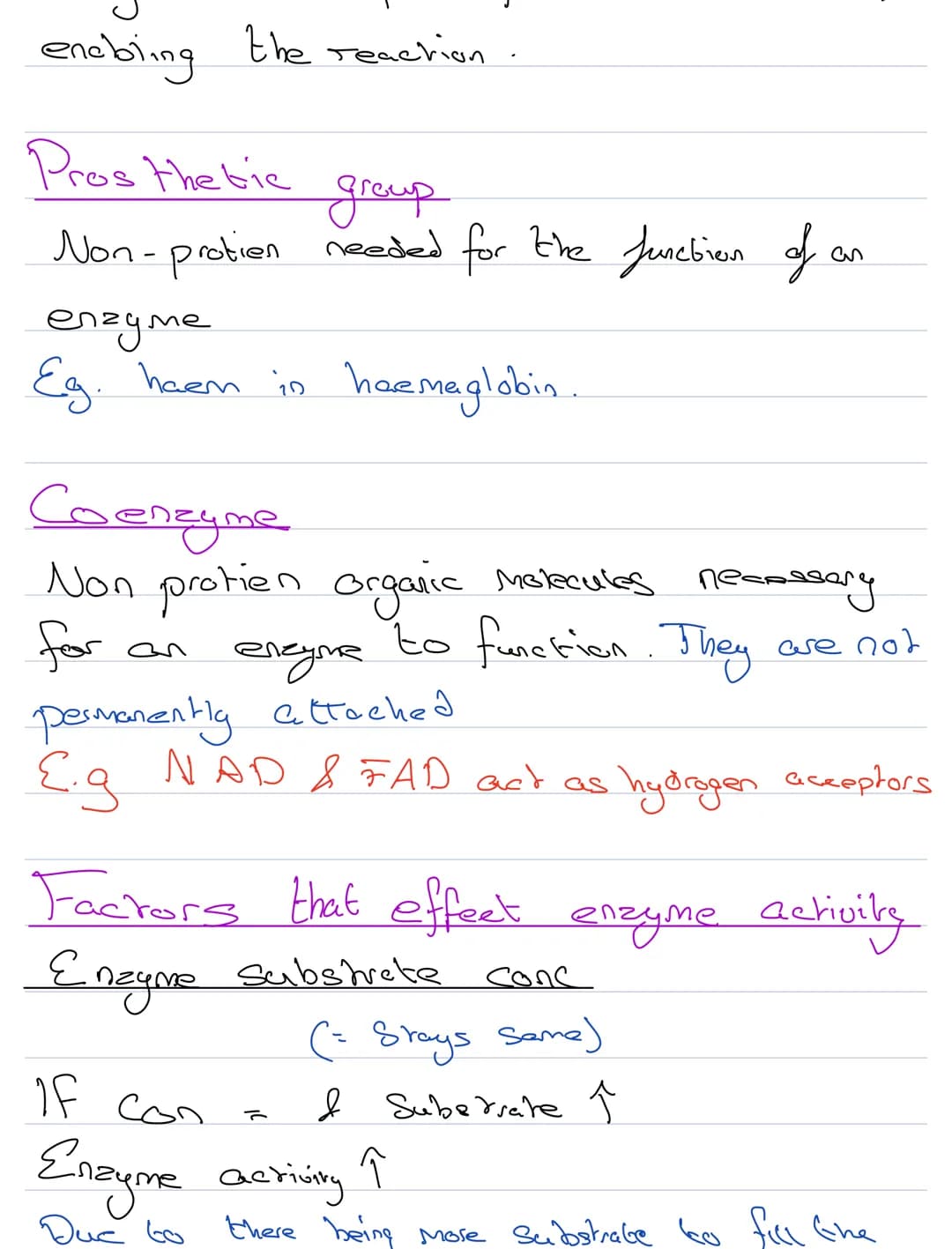 Structure & Function
Enzymes
biological catalysts
They speed up metabolic reactiong
They
are not changed by the reaction
be seused
They
Cene