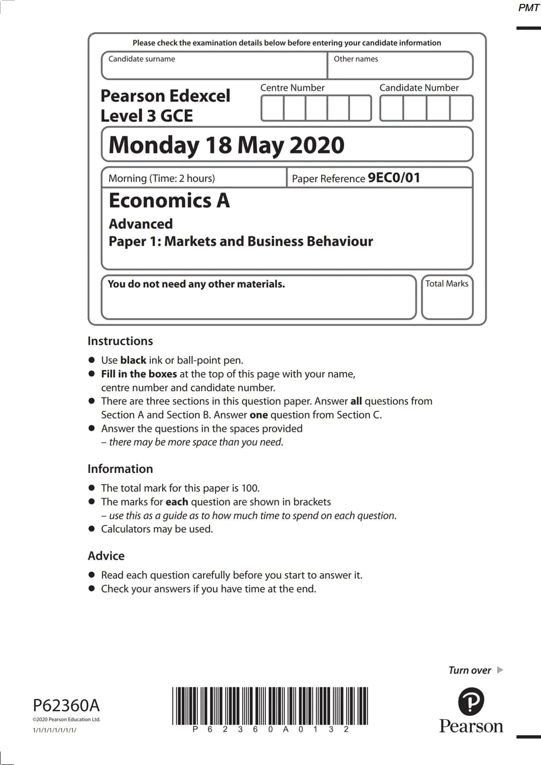 Everything You Need to Know About the Pearson Edexcel GCE Level 3 Economics Exam