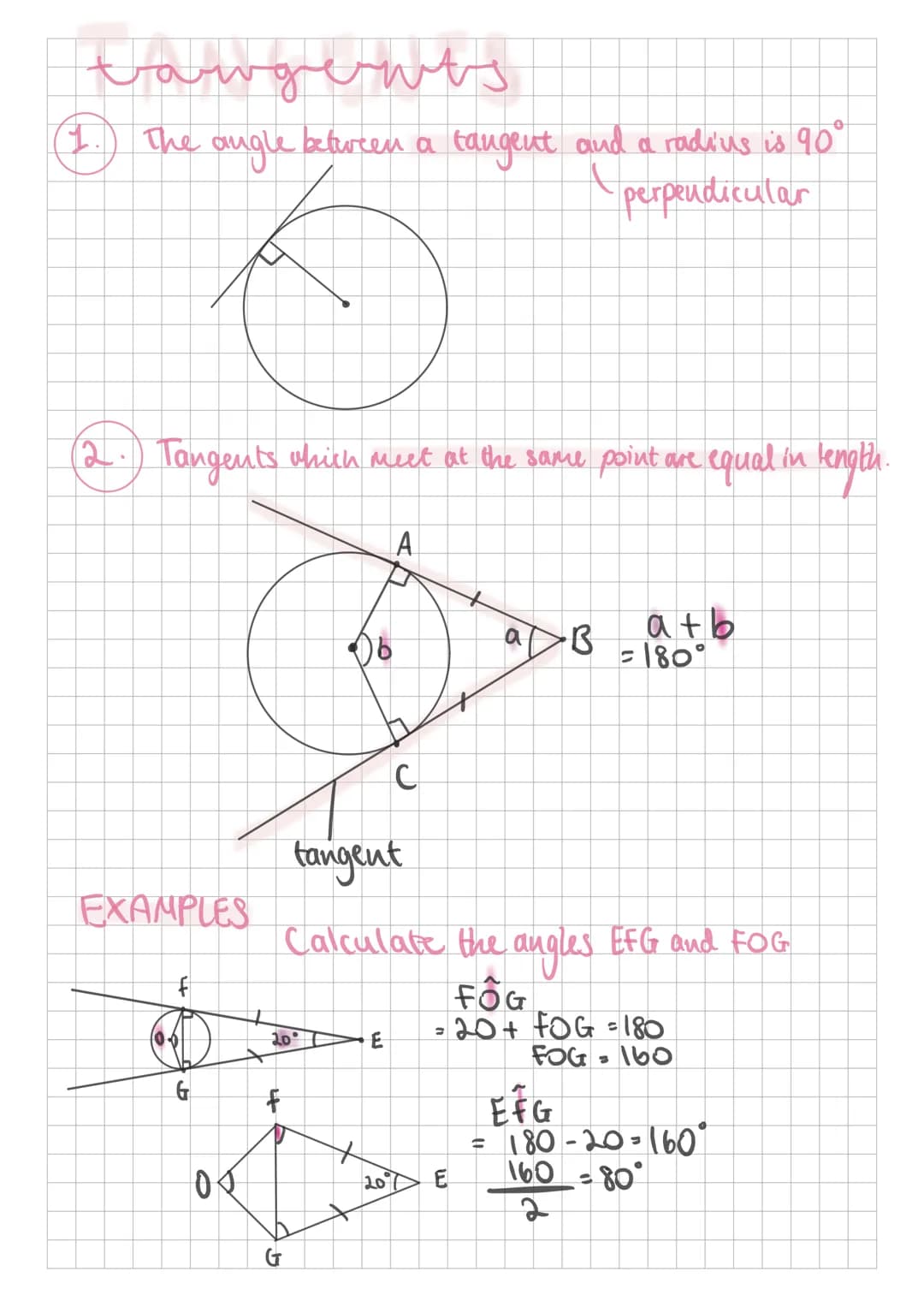 vircbe theorenos
•Angles at the CENTRE are twice the angle at the
CIRCUMFERENCE
EXAMPLES
X
20
(168"
Calculate the Missing angles x and y
D
y