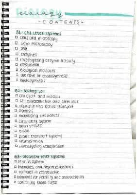 Know ocr gateway combined science higher biology checklist thumbnail