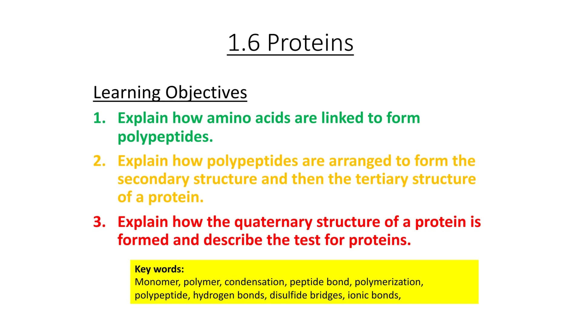 Do now:
1. What is meant by polyunsaturated?
2. Describe the difference between triglycerides
and phospholipids.
3. State the monosaccharide