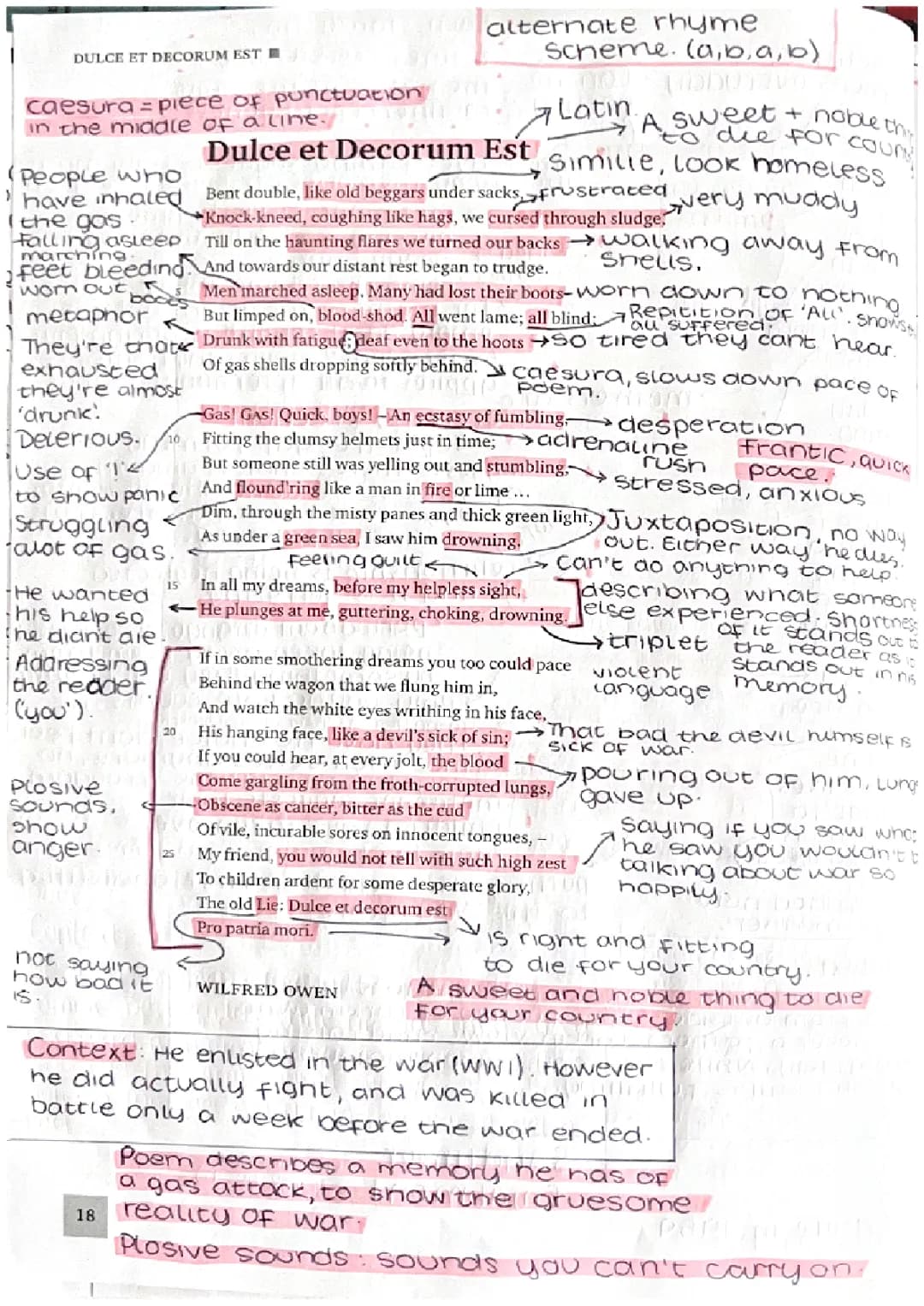 Easy Guide: Dulce et Decorum Est Poem Analysis and Meaning