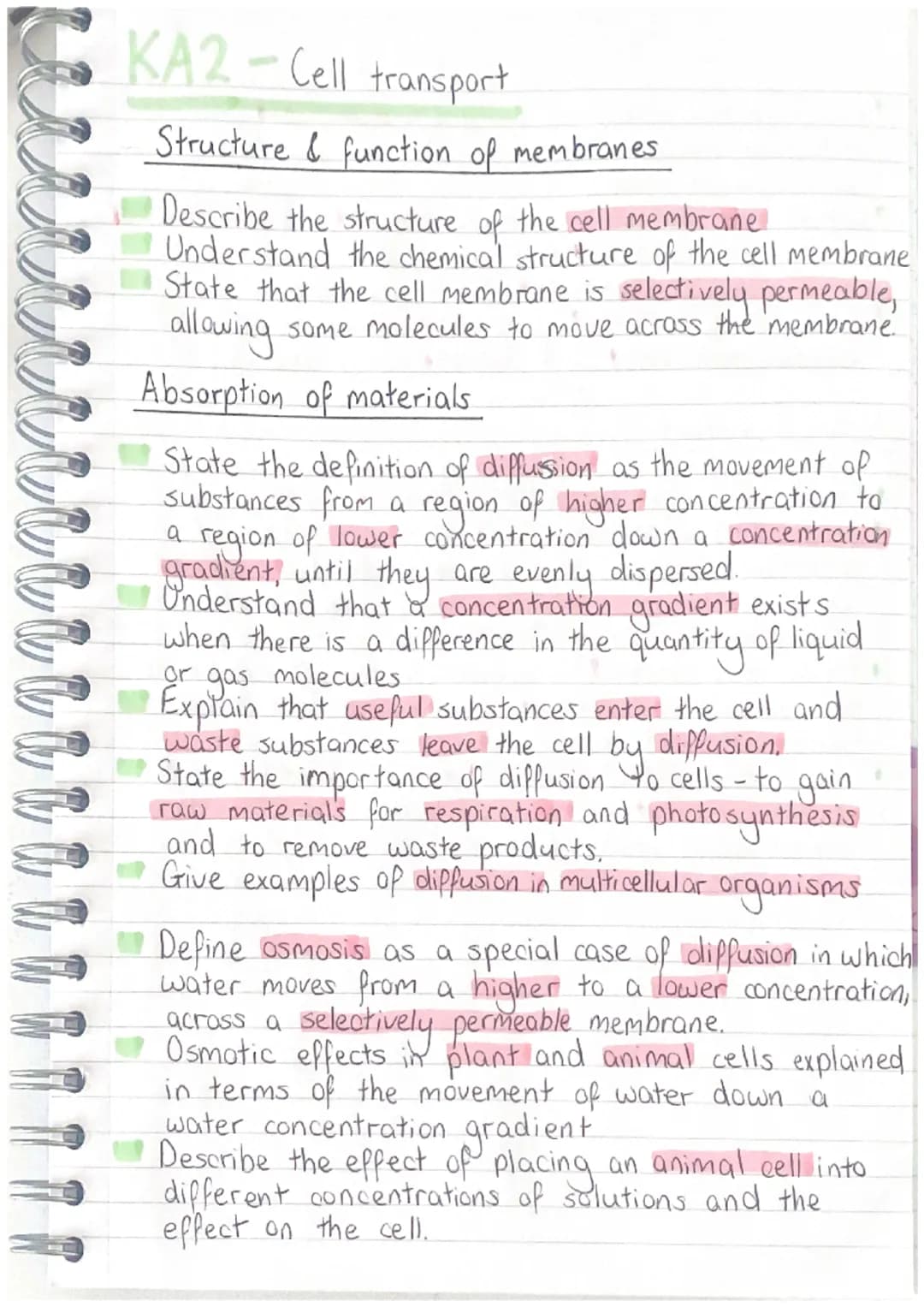 Unit | KAI - Cell structure
State that all living things are composed of one or
more cells which are the basic unit of life
List the similia