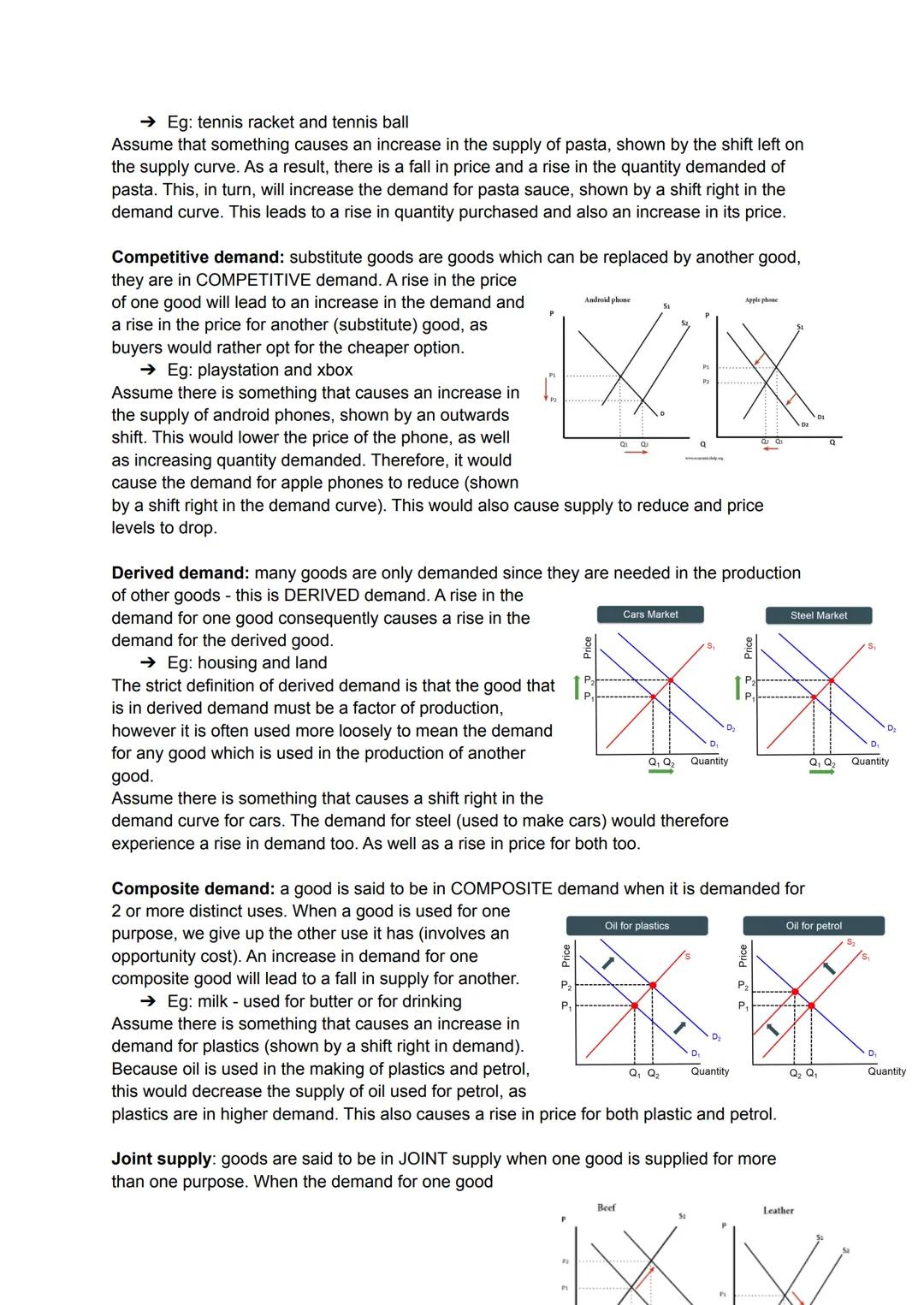 Microeconomics Year 1:
The interrelationship between markets: 4.1.3.6:
There are three types of economy: free-market, command and mixed.
Fre